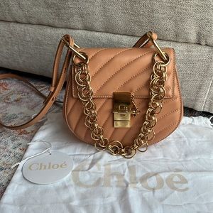 Chloe Drew Small Bijou Crossbody Bag Quilted Leather